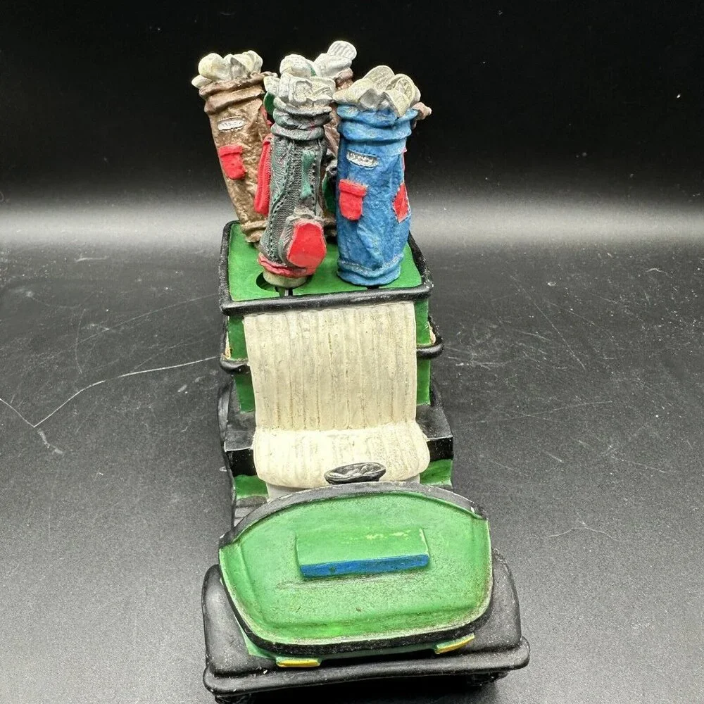 Golf Cheese Spreaders Set of 4 Golf Cart Bag Holder Stainless Steel Knives 1990s